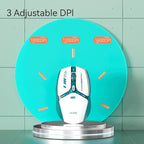 Uciefy V19 Wireless Mouse, 2.4GHz Rechargeable Mouse LED - Image 6
