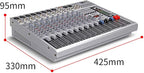 G-MARK GMX1200 DJ Mixer 12 Channel Professional Audio Mixer USB Mixing Console - Image 3