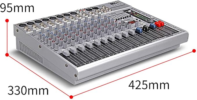 G-MARK GMX1200 DJ Mixer 12 Channel Professional Audio Mixer USB Mixing Console - Image 3