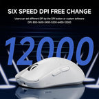 EWEADN X23Pro Wireless Gaming Mouse, 2.4G/BT5.0/USB-C Esports Gaming Mouse - Image 4