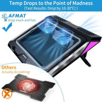 AFMAT Gaming Laptop Cooling Pad, 4500RPM Laptop Cooling Pad - Image 2