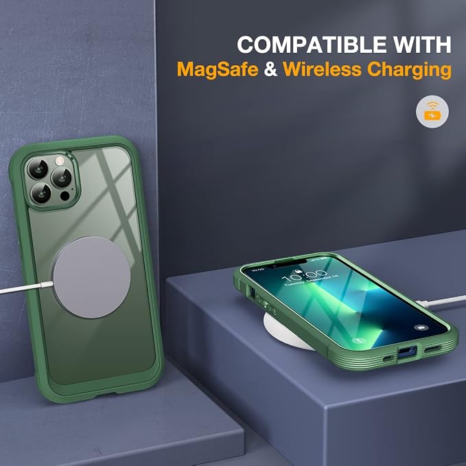 Miracase Glass Case for iPhone 13 Pro Max 6.7 inch, Upgrade Full-Body Clear - Image 5