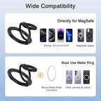 3-Fold Magnetic Phone Ring Holder, Double-Sided MagSafe Phone Grip & Stand - Image 4