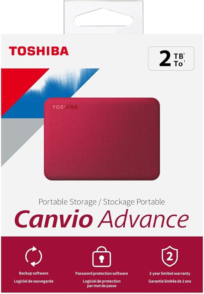 Toshiba Canvio Advance 2TB Portable External Hard Drive USB 3.0 - Image 11