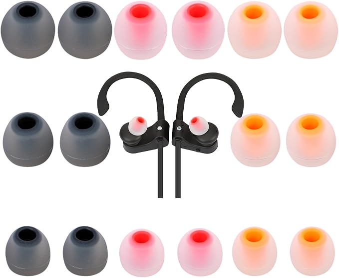Earbud Tips Ear Bud Tips Soft Anti Slip Washable and Reusable Silicone by Unknown