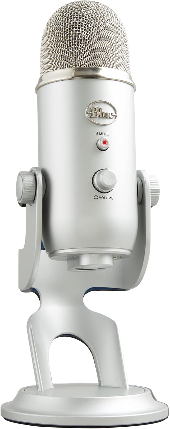 Blue Microphones Yeti Silver USB Mic by LogitechforCreators