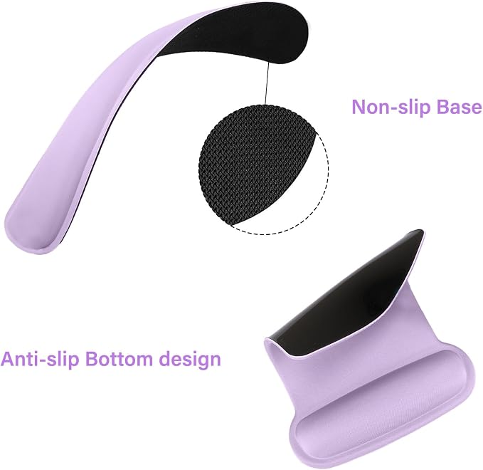 MOSISO Wrist Rest Support for Mouse Pad & Keyboard Set, Ergonomic Mousepad - Image 5