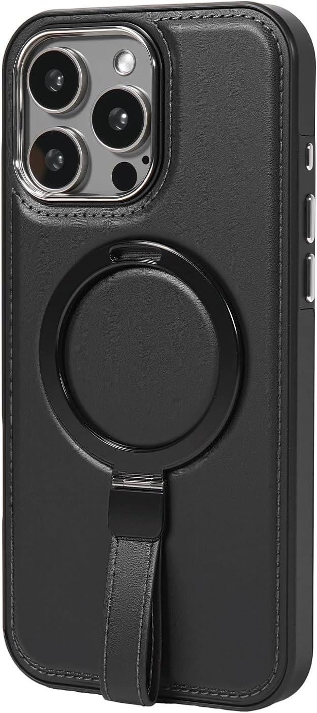 Leather Case, Suitable for iPhone 15 Pro Max Case, Invisible Magnetic Design - Image 9