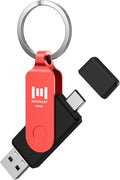 MOSDART 256GB USB3.1 Fast Speed C and A Dual Flash Drive, exFAT Memory Stick by MOSDART