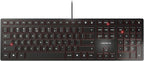 CHERRY KC 6000 Slim Wired USB Keyboard Ultra-Slim Design US Layout by CHERRY
