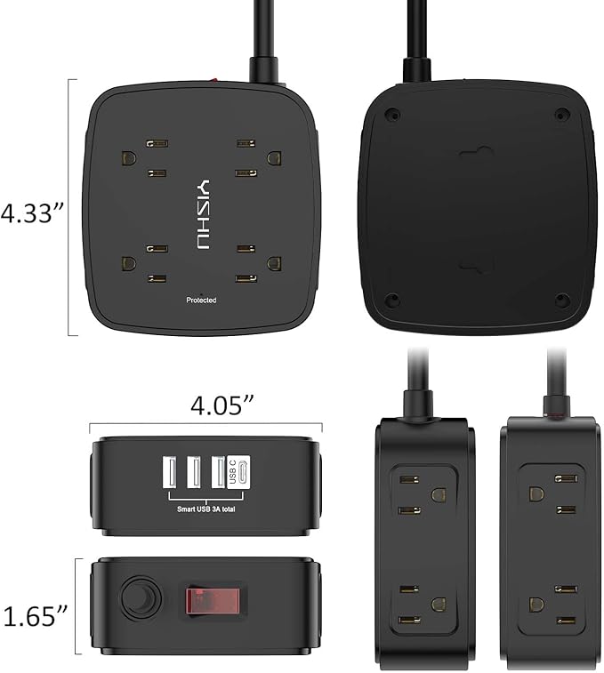 20 Ft Surge Protector Power Strip - Image 7