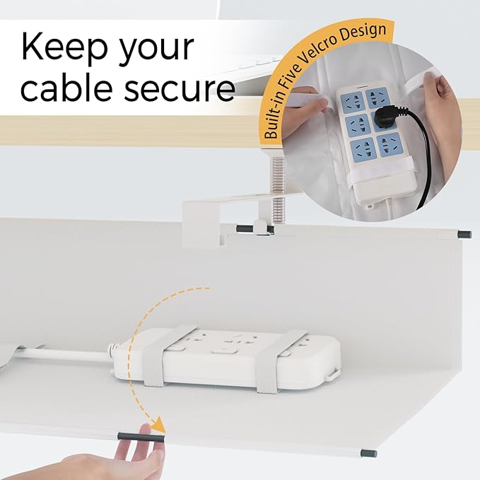 Under Desk Cable Management Tray 27.2" - Image 4