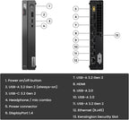 Lenovo ThinkCentre neo 50q Gen 4 Business MFF Desktop, 13th Gen Intel Core - Image 3