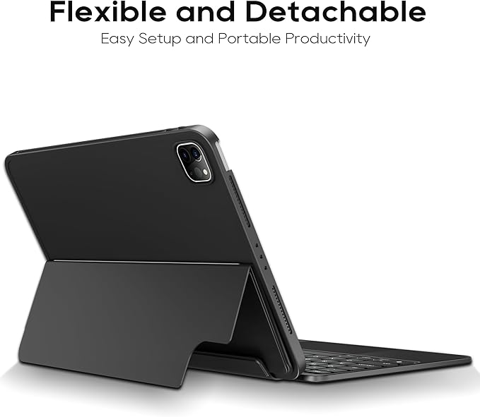 Detachable Keyboard Case for Apple iPad Pro 11 inch 2024: Wireless Backlit - Image 2