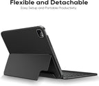 Detachable Keyboard Case for Apple iPad Air 11-inch 2025 & iPad Air 5/4th Gen & - Image 2
