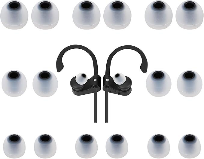Earbud Tips Ear Bud Tips Soft Anti Slip Washable and Reusable Silicone by Unknown