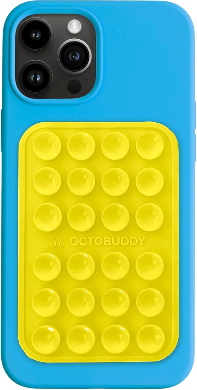 Classic MAX - Silicone Suction Phone Case Adhesive Mount - Hands-Free, Strong by Octobuddy
