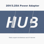 Powered USB Hub 10Gbps, intpw YH9AC 12 Port USB C Hub - Image 6