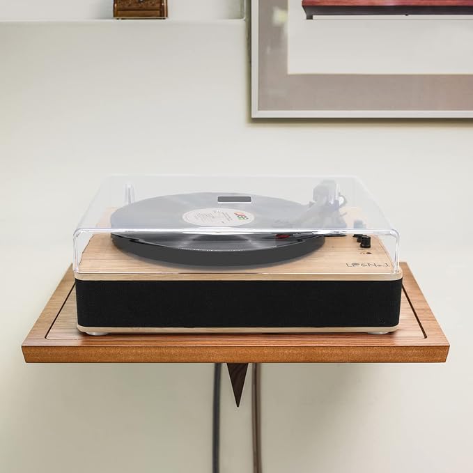 Vinyl Record Player 3-Speed Belt-Drive Turntable - Image 9