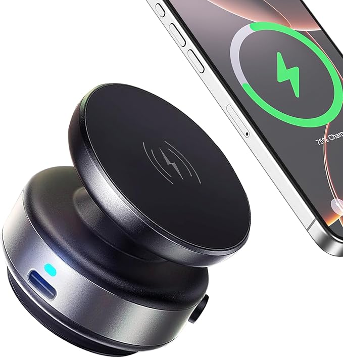 for MagSafe Car Mount Charger, 15W Fast Wireless Charger Suction Car Phone by Jkoailiwi