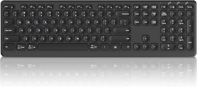 K9300 Wireless Bluetooth Keyboard, Support Multi Device Switching, Full Size by Professionalmanufacturerofcomputeraccessories