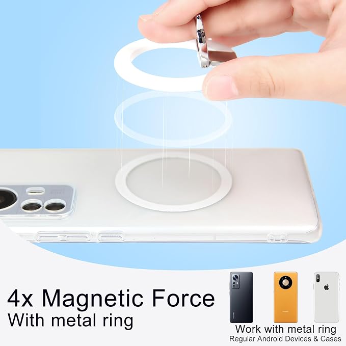 Magnetic Phone Grip for MagSafe, EI Sonador Magnet Phone Ring Holder, Compatible - Image 3