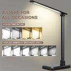 LED Desk Lamp with USB Charging Port Whole White - Image 2