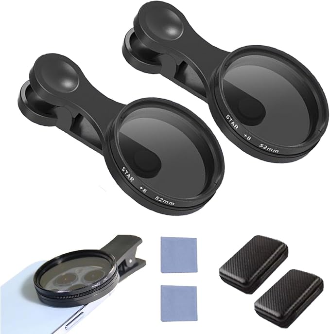 52mm Clip-On Cpl Phone Camera Lens Filter Kit, Circular Polarizer Polarizing by Unknown