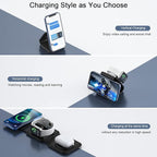 Wireless Charger 3 in 1, RTOPS Magnetic Travel Wireless Charging Station - Image 2