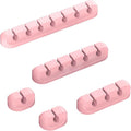 Pink Desk Cable Organizer by TviewSmart