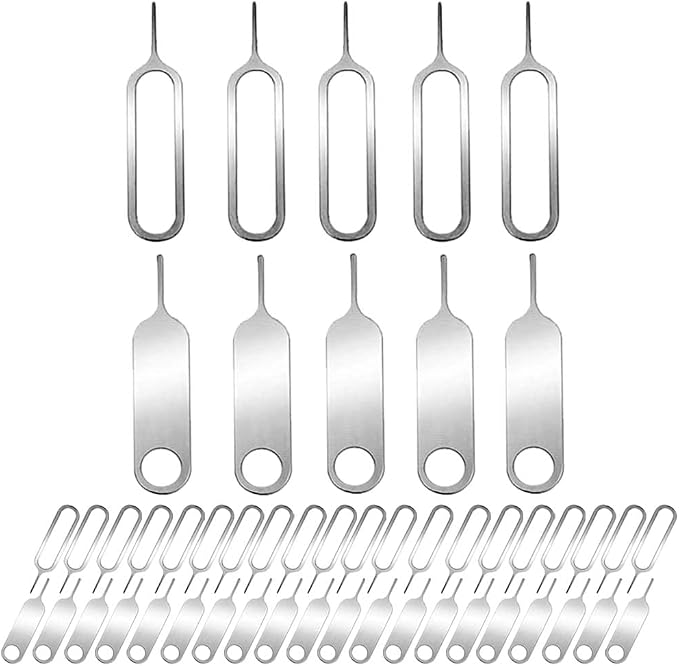 50 Pieces SIM Card Removal Openning Tool Tray Eject Pins Needle Opener Ejector by ANRACHEL