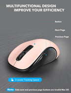 Trueque Wireless Mouse for Laptop, 2.4GHz Ergonomic Computer Mouse - Image 4