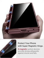 Miimall for Fold 7 Case with Privacy Screen Protector, Z Fold 7 Phone Case Stand - Image 5