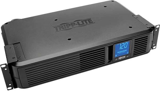 Tripp Lite 1200VA Smart UPS Battery Back Up, 700W Rack-Mount/Tower, 8 Outlets by TrippLite