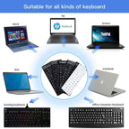 English Keyboard Stickers, Universal Keyboard Replacement Letters English White - Image 7