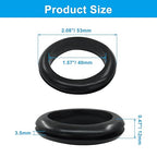 6 Pcs Rubber Grommets, 1-9/16" Inside Diameter 1-3/4" Drill Hole Rubber Wire - Image 2