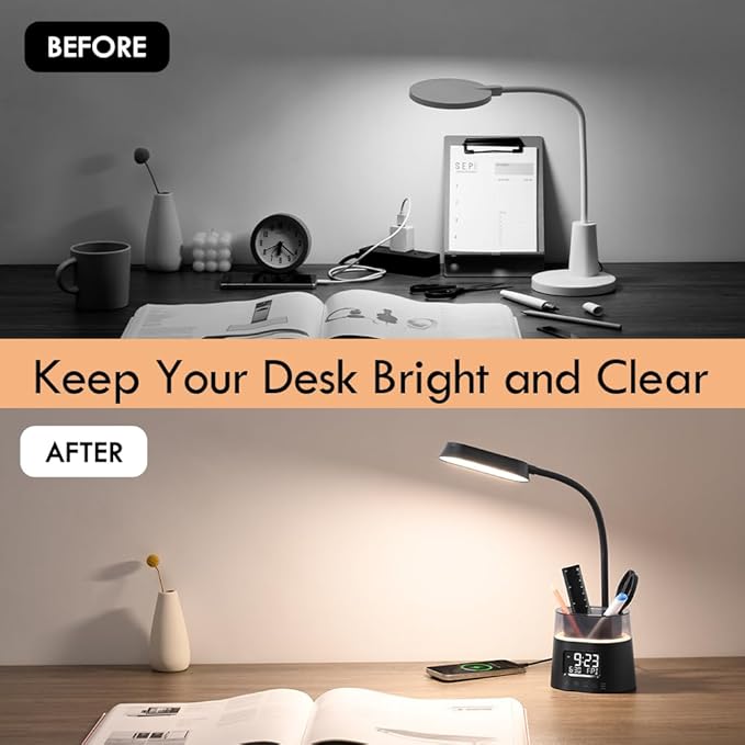 WILIT LED Kids Desk Lamp, Dimmable Study Lamp - Image 6
