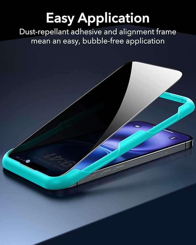ESR 3 Pack for iPhone 16 / iPhone 15 Privacy Screen Protector, Anti-spy - Image 4
