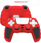 SIKEMAY Anti-Slip PS5 Controller Skin, Soft Thicken Non-Slip Studded Silicone - Image 2