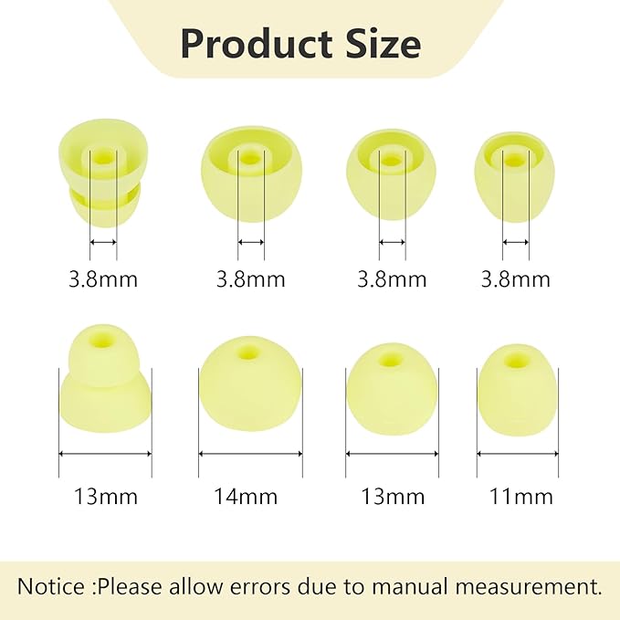Replacement Earbud Tips Silicone Eartips Compatible - Image 2