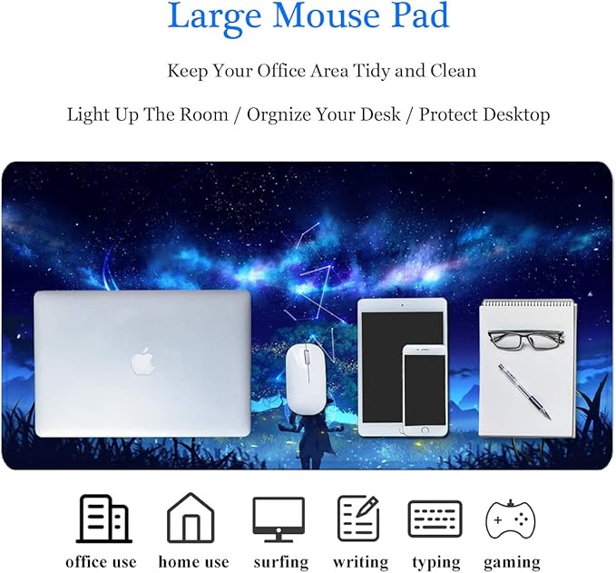RTGGSEL 31.5x11.8 Inch Non-Slip Long Extended Large Gaming Mouse Pad - Image 7