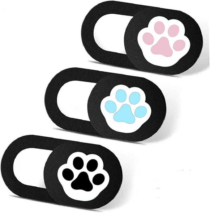 Webcam Cover 3 Pack Slide Ultra Thin Laptop Camera Cover by IMNEXT2U