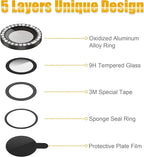 AGVEE 3+3 6 Pack for iPhone 13 Pro 6.1" / 13 Pro Max 6.7" Camera Lens Cover - Image 7
