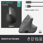 Logitech MX Vertical Wireless Mouse – Ergonomic Design Reduces Muscle Strain - Image 9