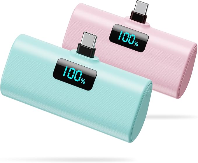 Portable Charger for iPhone 17/16/15 Series, 5200mAh PD USB C Power Bank by HETP