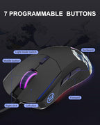 COSTOM Womier G705 USB Wired Gaming Mouse - Image 6