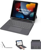 EIP Bluetooth Keyboard Case for iPad 10.2 inch & iPad Air 10.5 inch, 10.2 by eiP