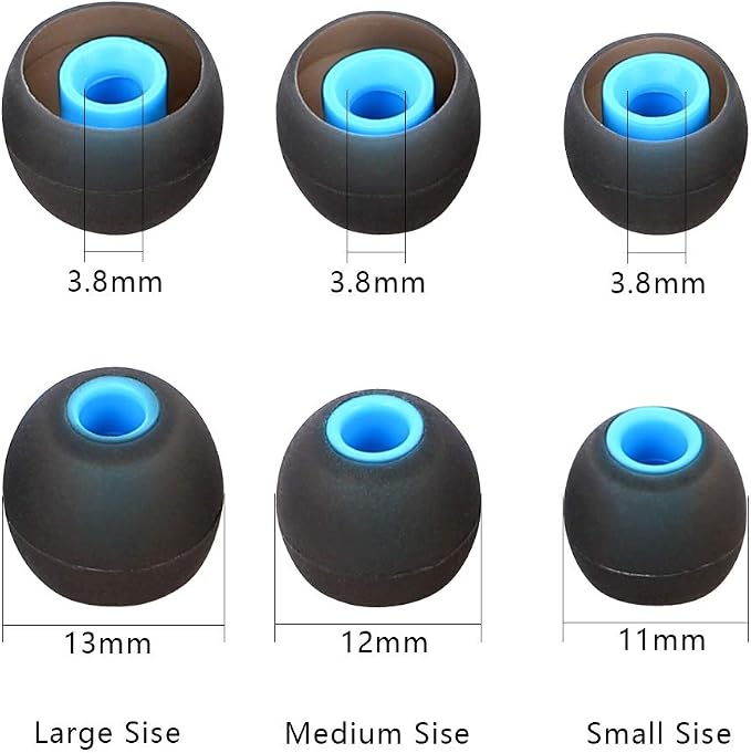 Earbud Tips Earbuds Replacement Tips Ear Tips Earbuds Eartips Eargels 9 Pairs - Image 5