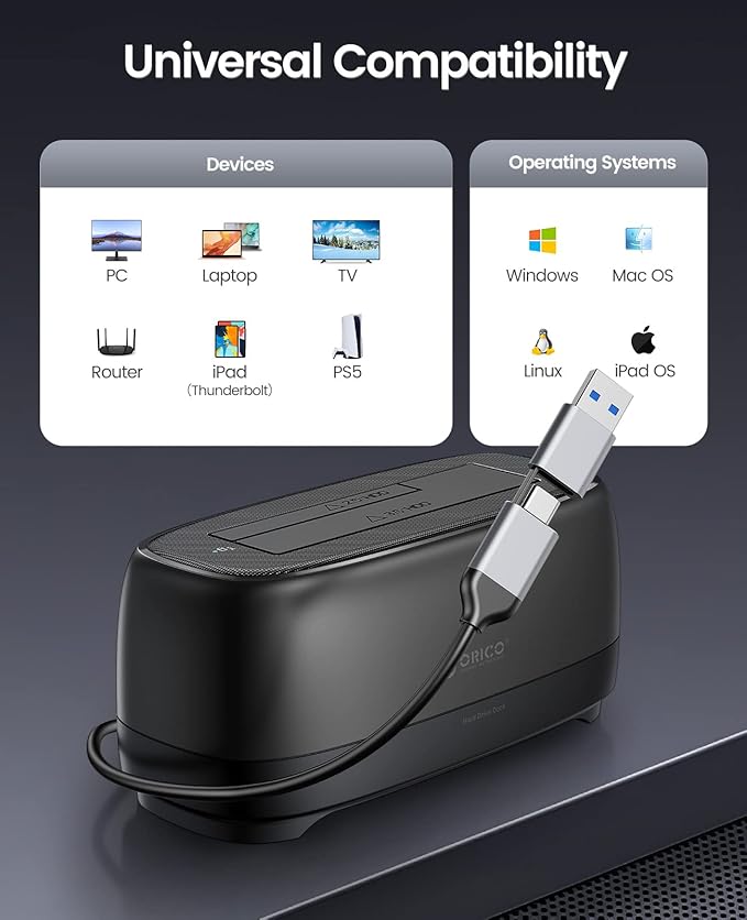 ORICO Hard Drive Docking Station - Image 6