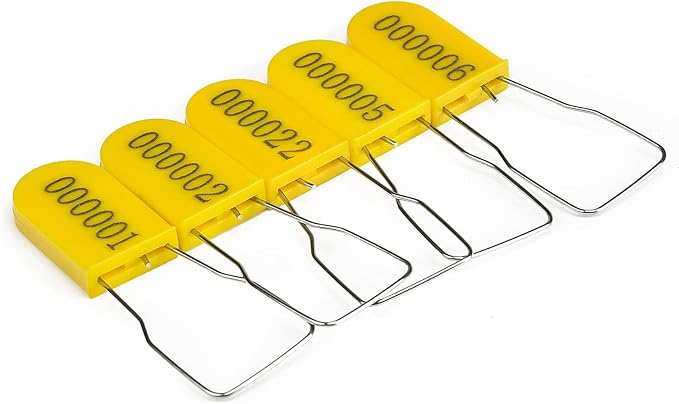 1000PCS Plastic Padlock Security Seals Metal Wire Padlocks Electric Meter Seal - Image 5